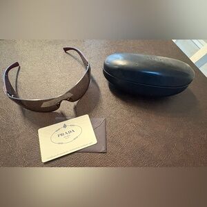 Prada flame mask sunglasses